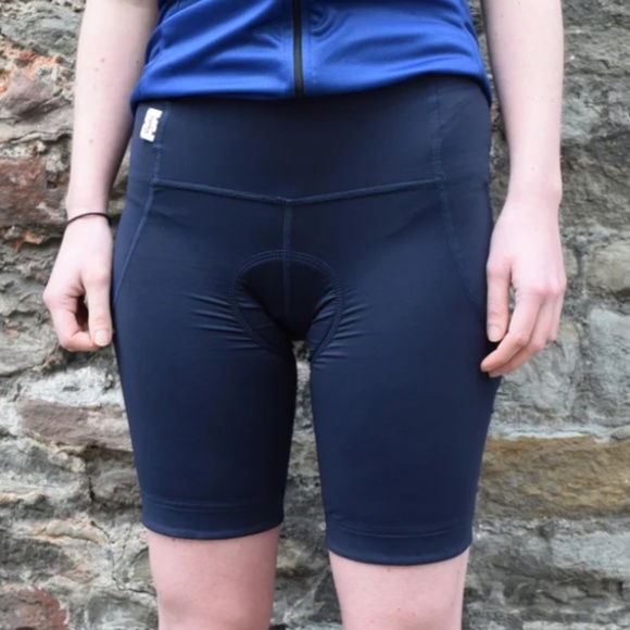 Rapha Classic Navy Women's Bike Shorts (Made In Italy) - Picture 1 of 6